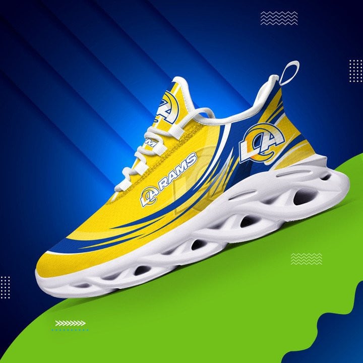 Los Angeles Rams Personalized Yezy Running Sneakers 2