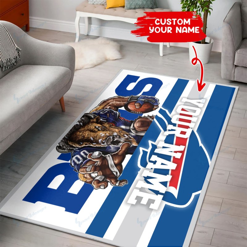 Buffalo Bills Personalized Premium Rectangle Rug 9