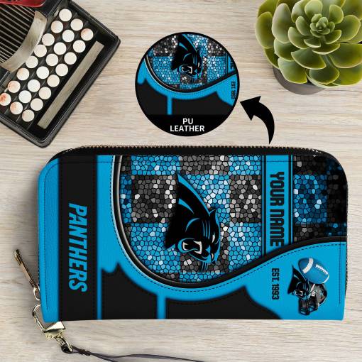 Durable Carolina Panthers Wallet