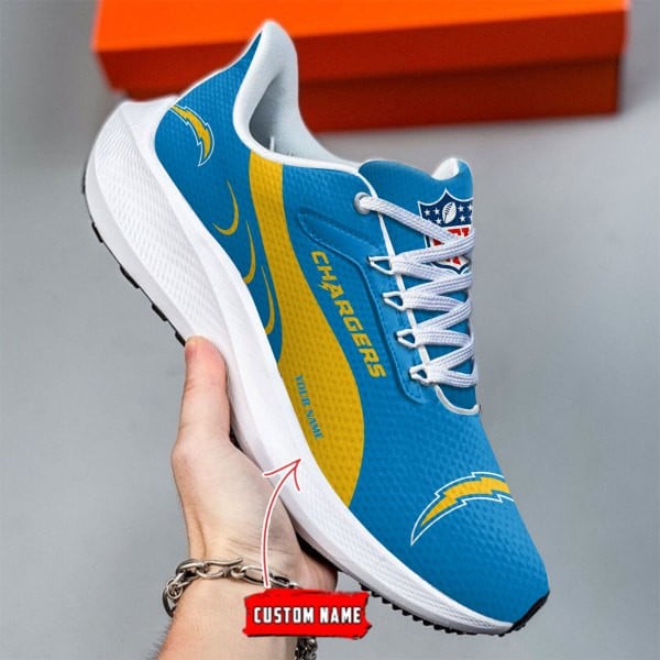Los Angeles Chargers Lightweight Patch Decor Running Shoes