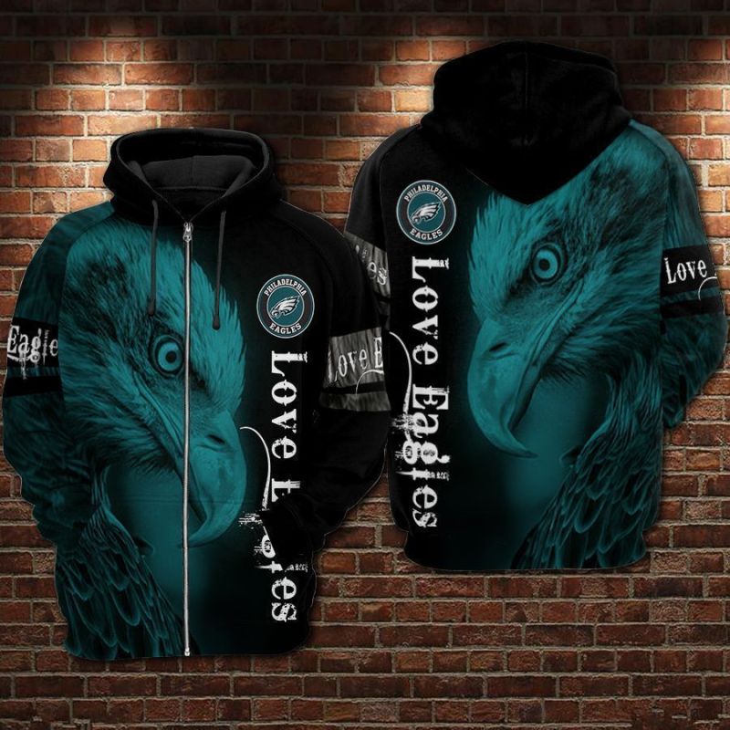 Philadelphia Eagles Limited Hoodie - Back View