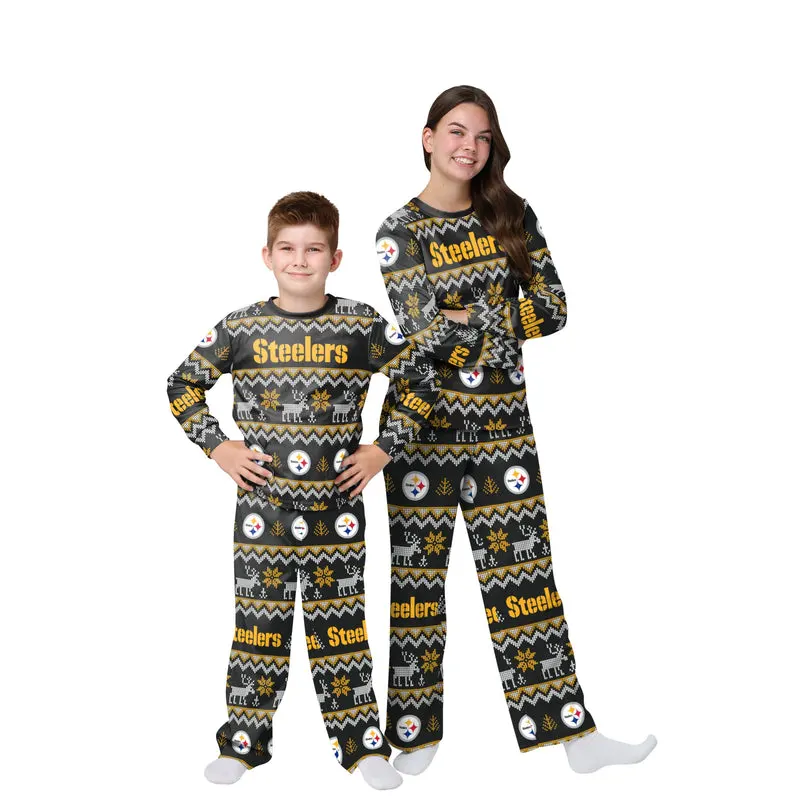 Holiday Pajamas for Steelers Fans