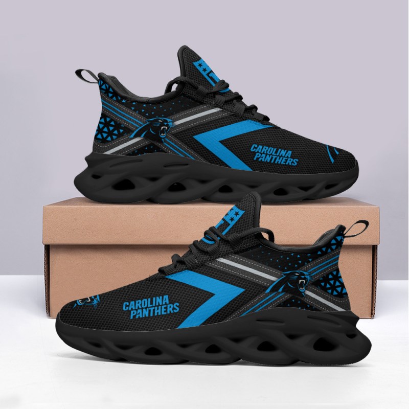 Carolina Panthers Yezy Running Sneakers