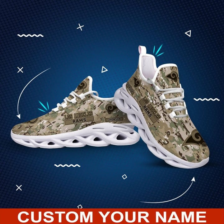 Personalized Los Angeles Rams Sneakers