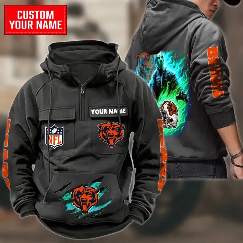 Chicago Bears Hoodie Black