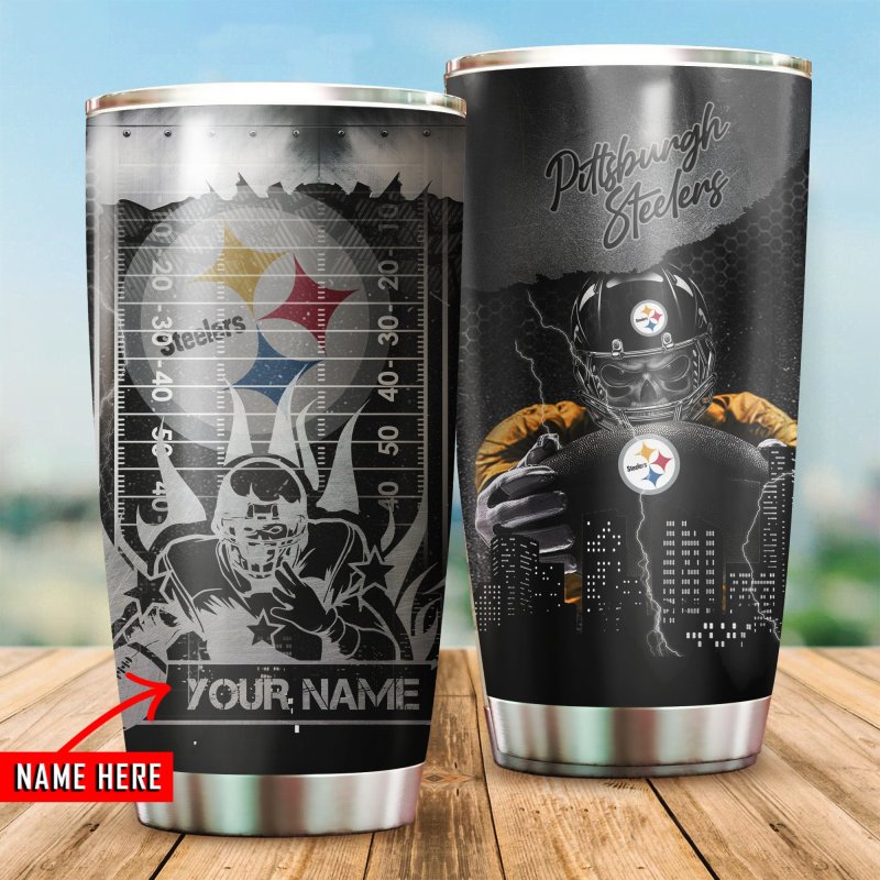 Pittsburgh Steelers Personalized Tumbler