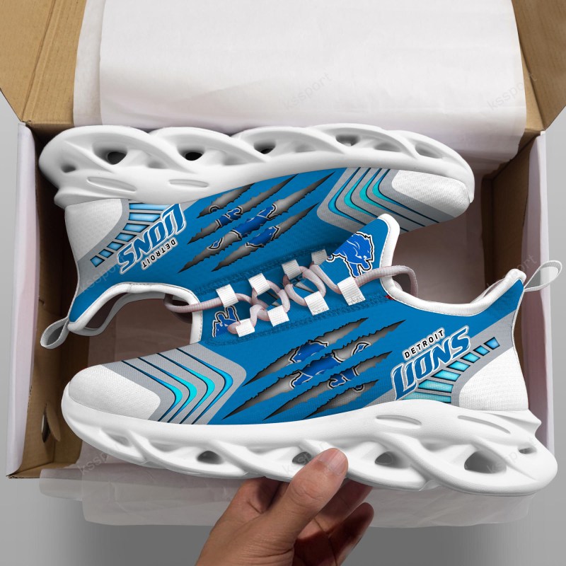 Detroit Lions Yezy Running Sneakers