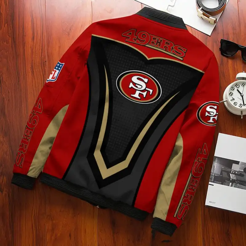 San Francisco 49ers Bomber Jacket - Back View