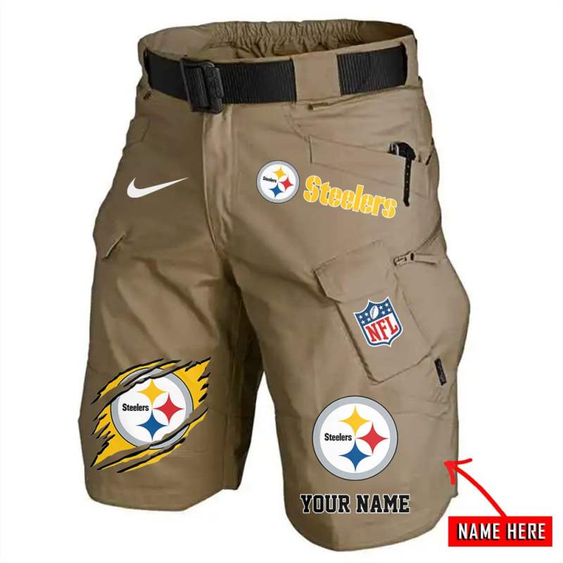 Pittsburgh Steelers Front Pockets Short Features