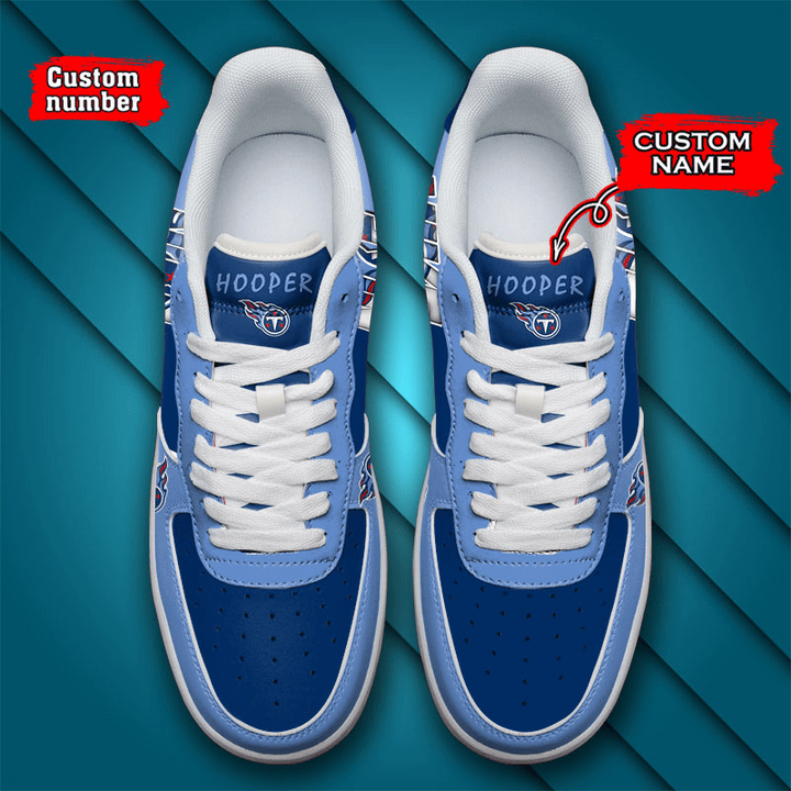 NFL Tennessee Titans Air Force 1 Sneaker Details