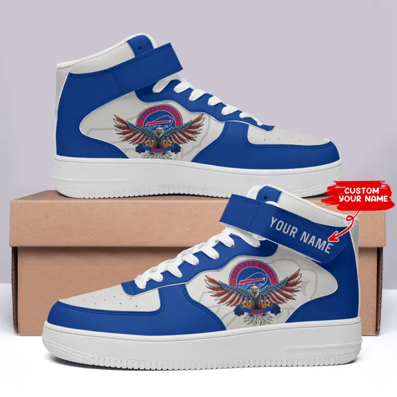 Buffalo Bills Personalized High AF1 Sneakers