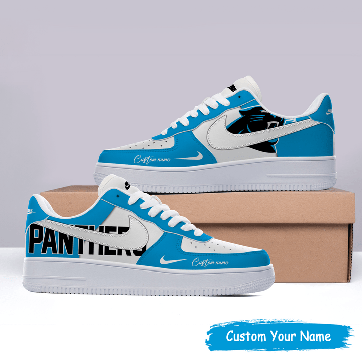 Carolina Panthers Custom Name Fan Shoes