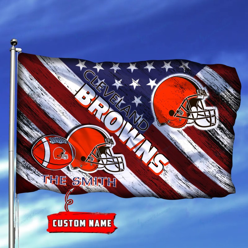 Cleveland Browns Personalized Flag 142