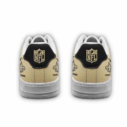 New Orleans Saints AF1 Shoes Top View