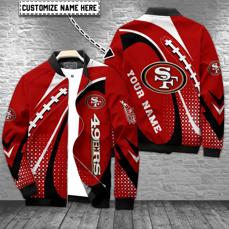 San Francisco 49ers Personalized Bomber Jacket