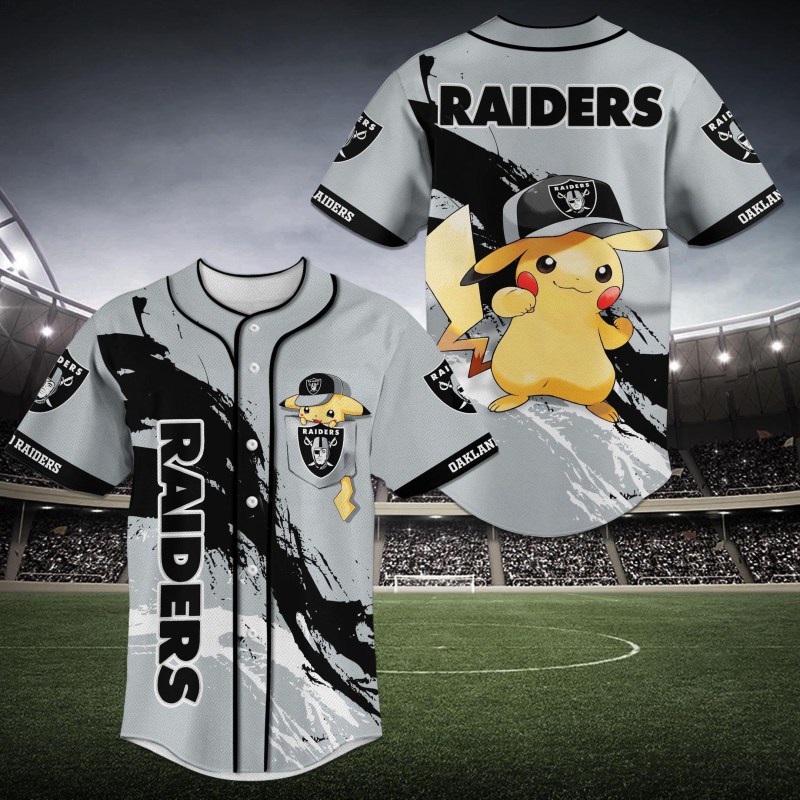 Las Vegas Raiders Baseball Jersey
