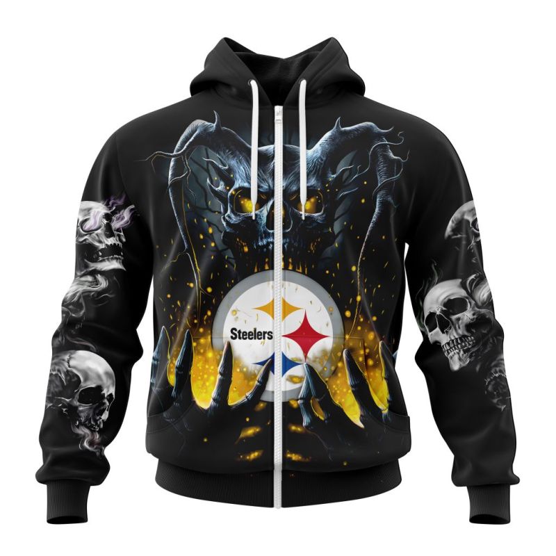Pittsburgh Steelers Hoodie Zip Front