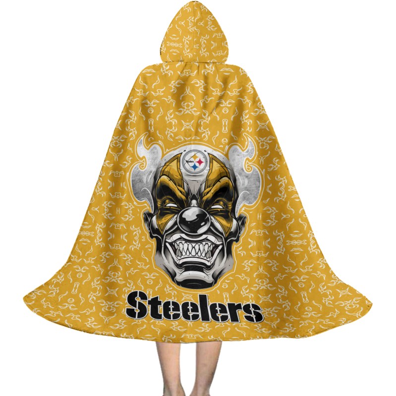 Pittsburgh Steelers Halloween Cloak Back View