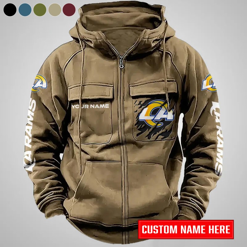 Los Angeles Rams Hoodie Khaki