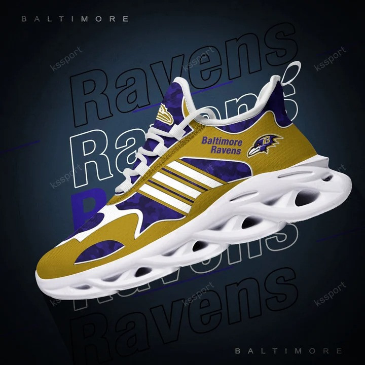 Baltimore Ravens Yezy Running Sneakers