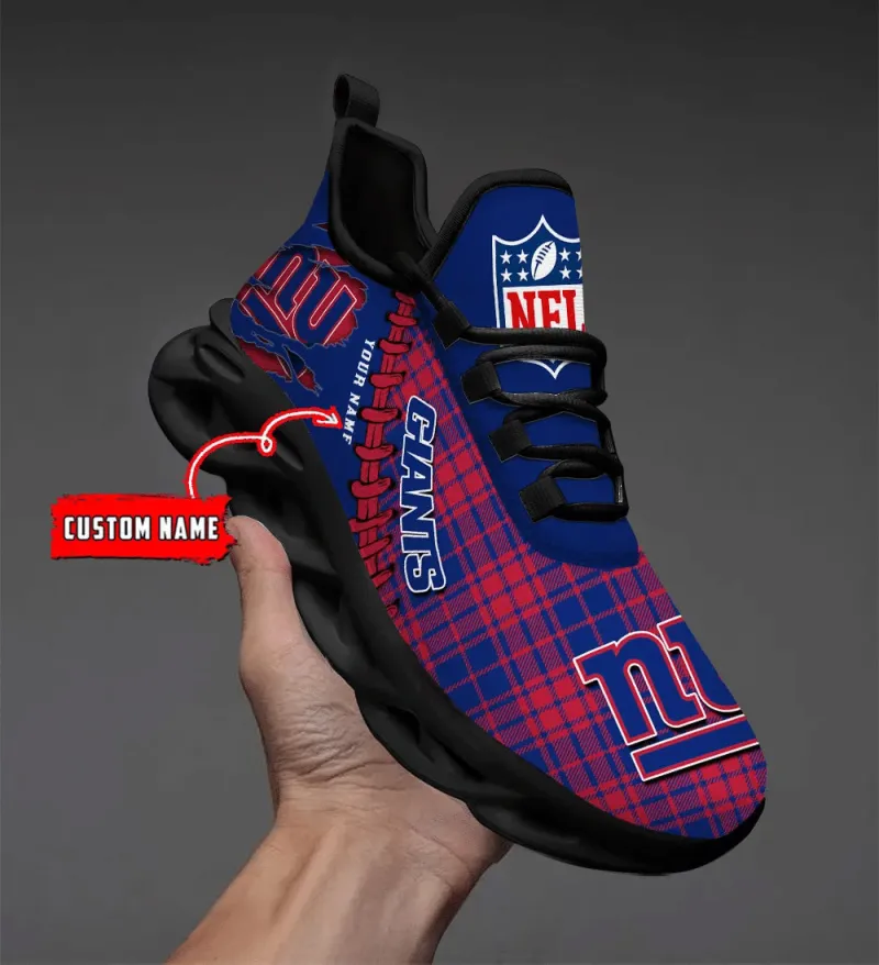 New York Giants Personalized Sneakers
