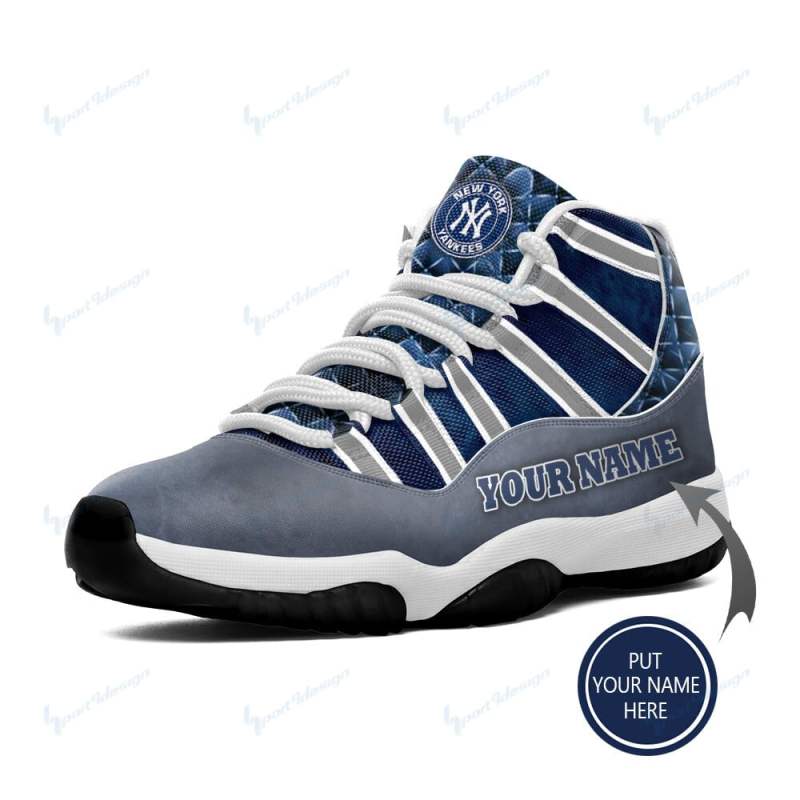 New York Yankees Personalized AJD11 Sneakers Image 4