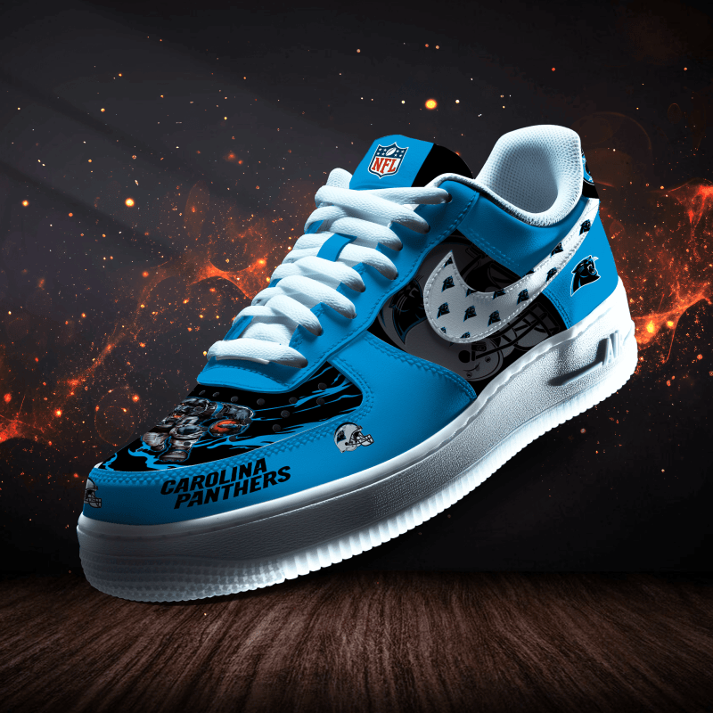 Carolina Panthers Personalized Sneakers