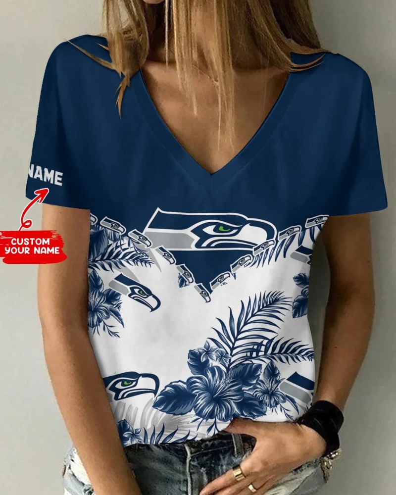 Sizing Chart for Seattle Seahawks Women's T-Shirt