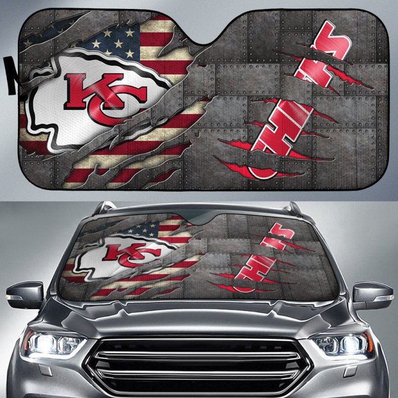 Kansas City Chiefs Auto Sun Shade