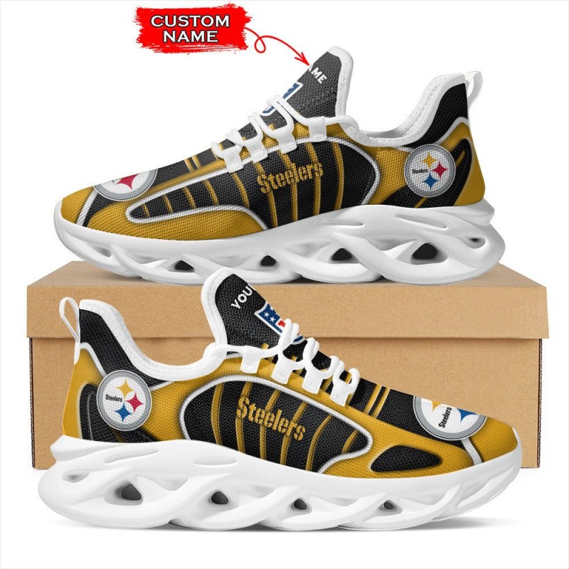 Pittsburgh Steelers Personalized Yezy Running Sneakers