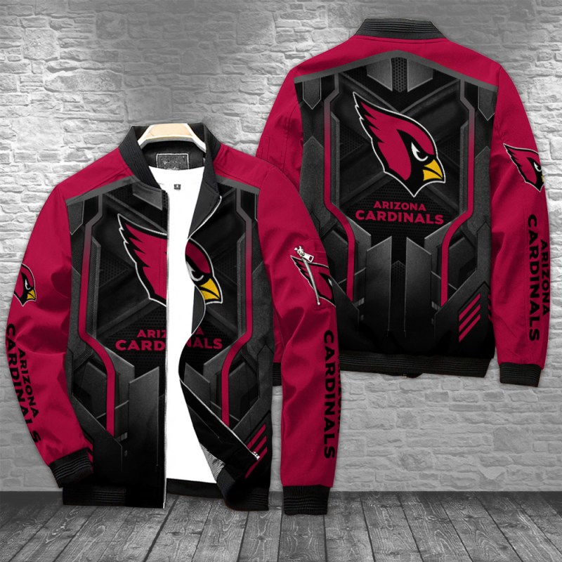 Arizona Cardinals Bomber Jacket Front View