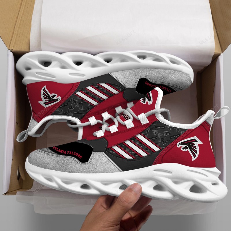 Atlanta Falcons Yezy Running Sneakers - Side View
