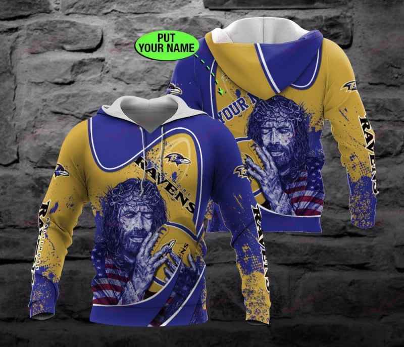 Baltimore Ravens Personalized Ugly Christmas Sweater