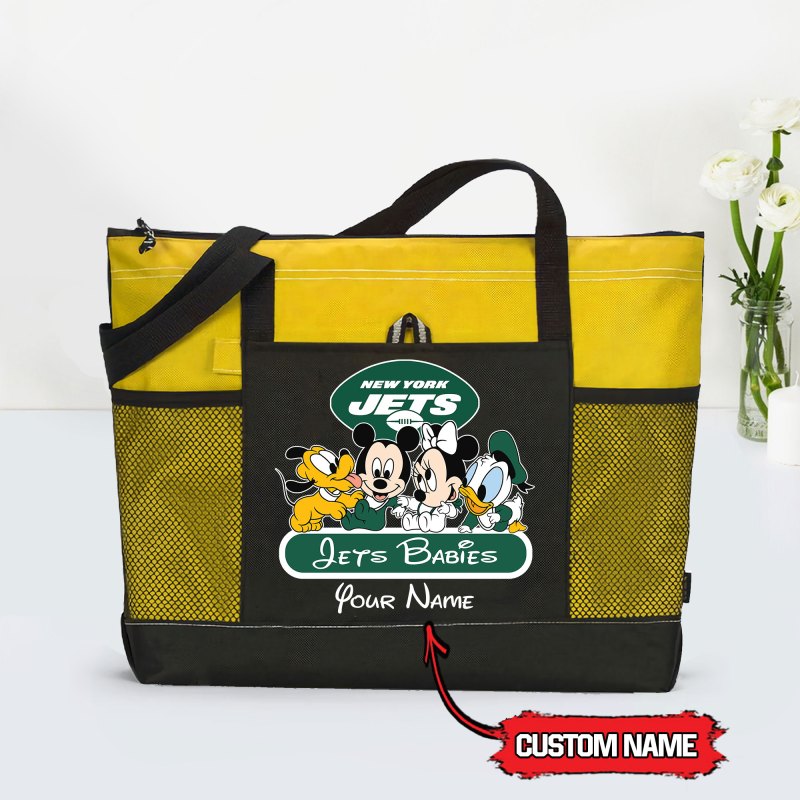 New York Jets Tote Bag Yellow