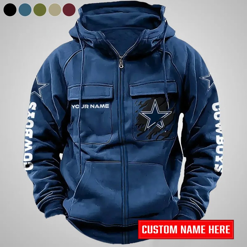 Navy Green Bay Packers Hoodie