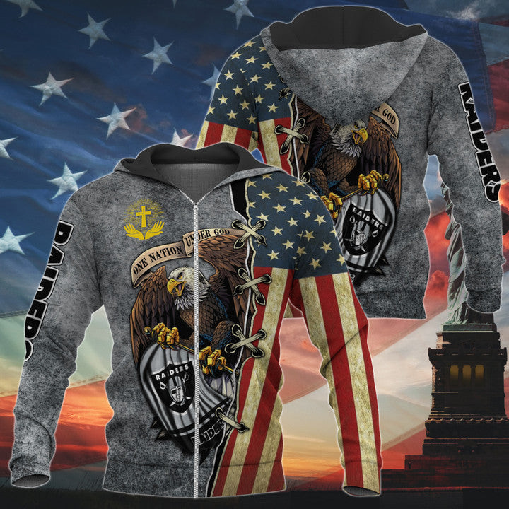 One Nation Under God Las Vegas Raiders Hoodie