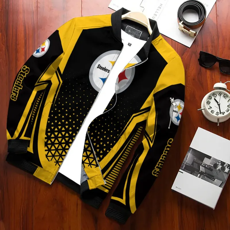 Pittsburgh Steelers Bomber Jacket View 2