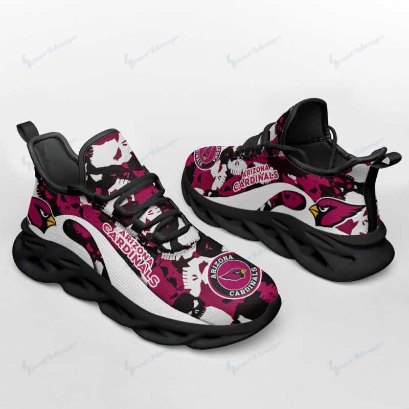 Arizona Cardinals Yezy Running Sneakers Close-up
