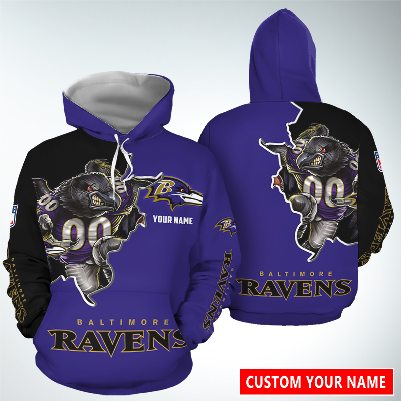 Baltimore Ravens Custom Hoodie