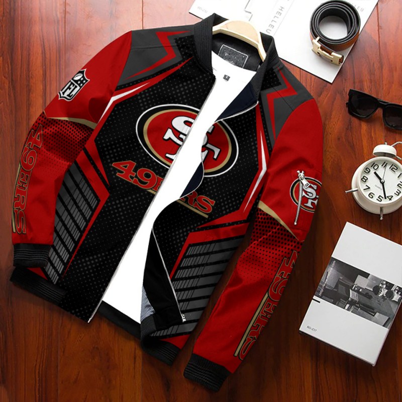 San Francisco 49ers Bomber Jacket Details