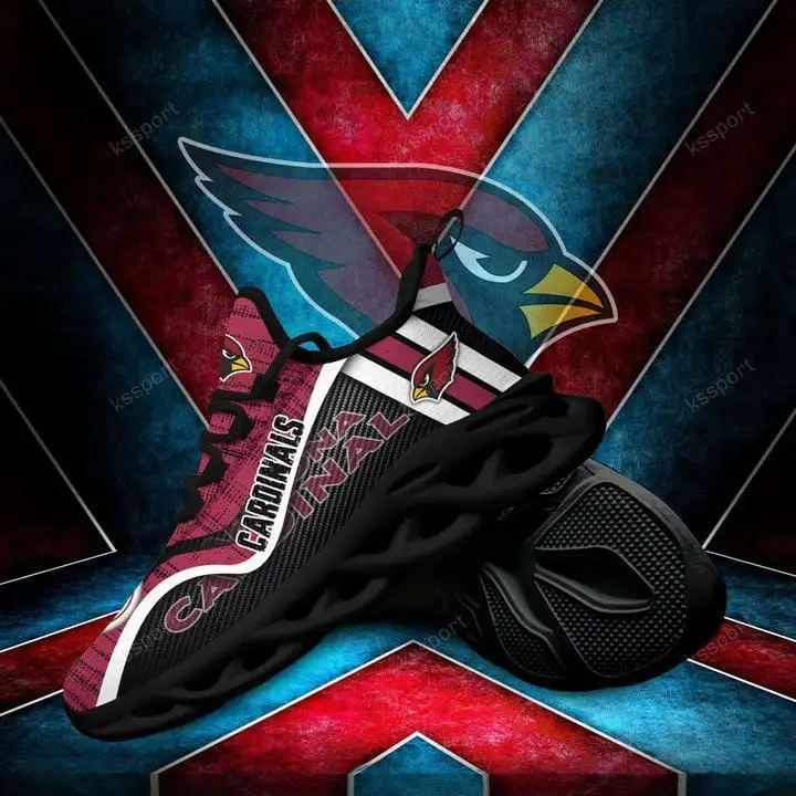 Arizona Cardinals Yezy Running Sneakers in Use