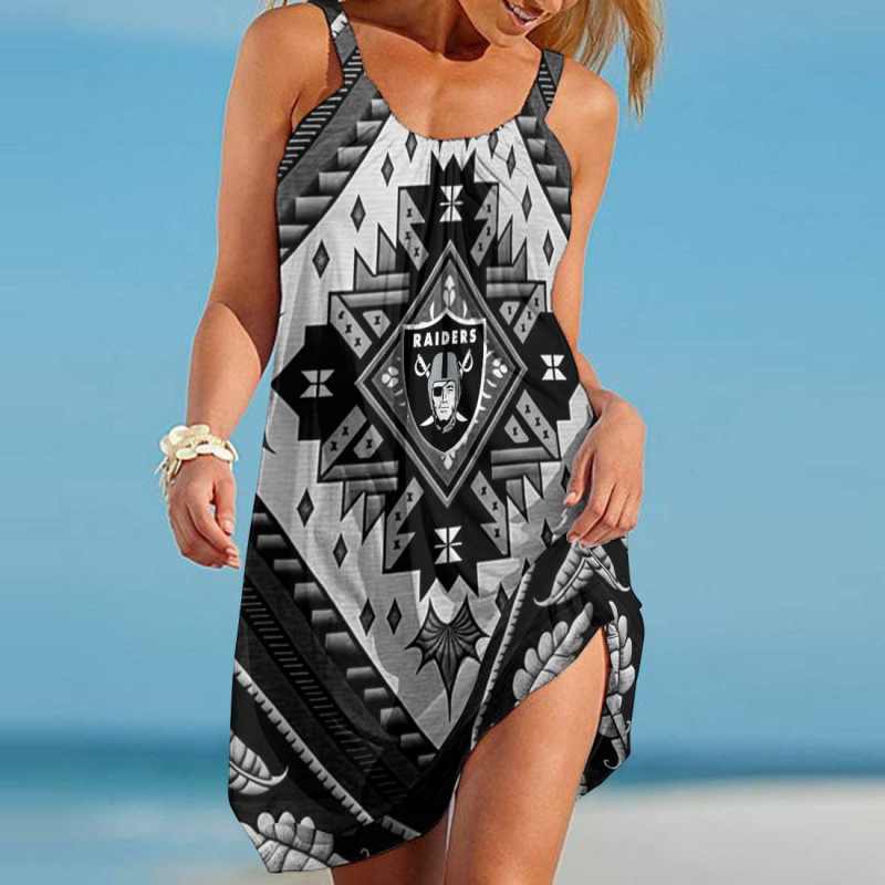 Las Vegas Raiders Beach Dress