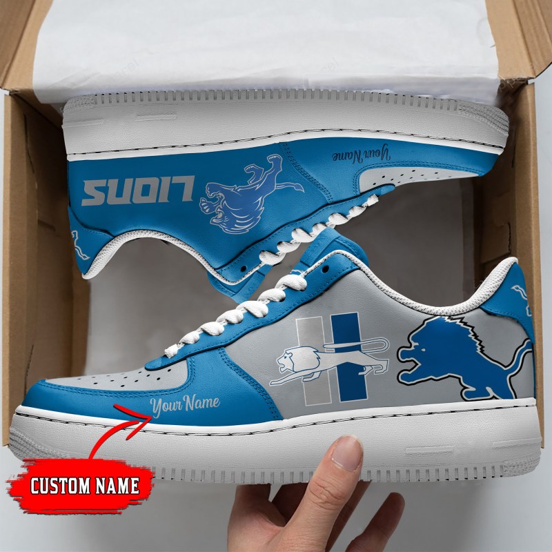 Detroit Lions Personalized AF1 Shoes