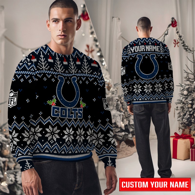 Indianapolis Colts Premium Ugly Christmas Sweater - MKStudio