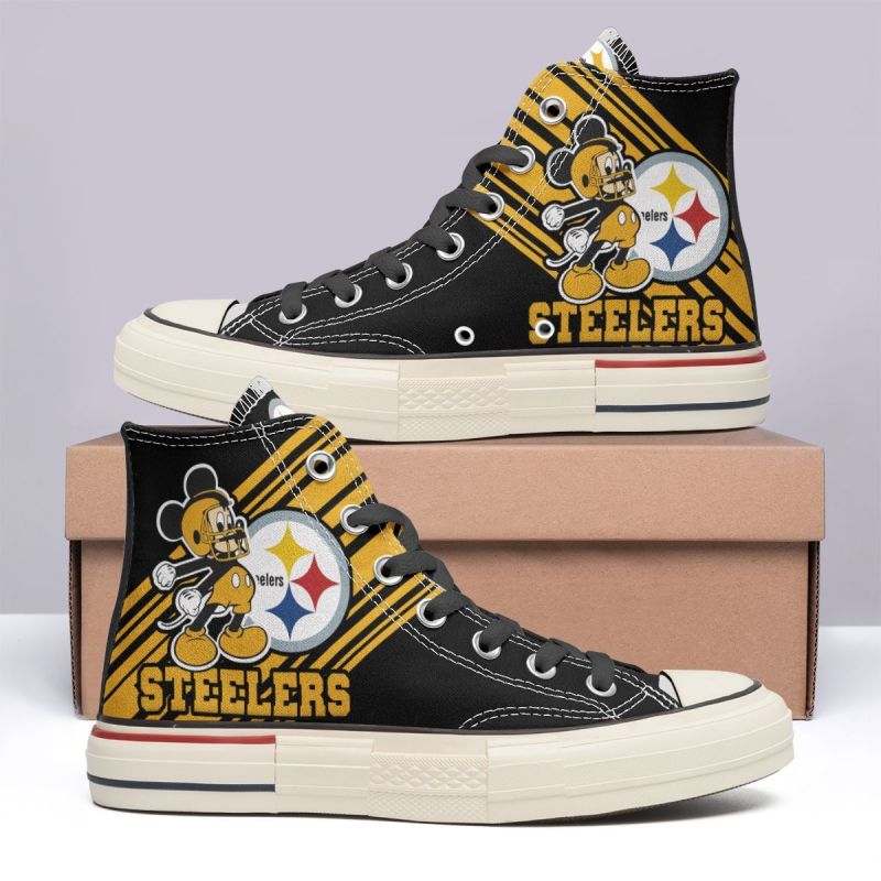Pittsburgh Steelers High Top Shoes Style