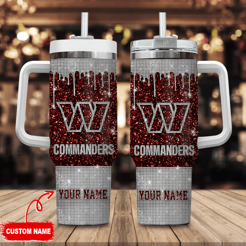 Washington Commanders Personalized Tumbler
