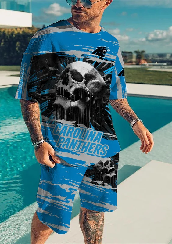 Carolina Panthers T-Shirt and Shorts Combo