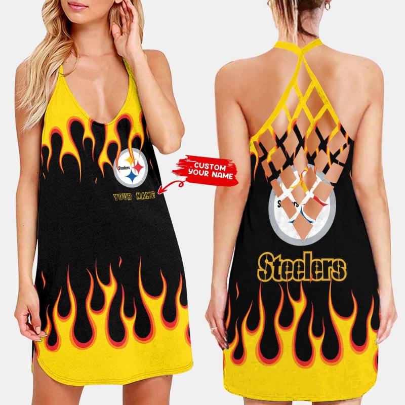 Pittsburgh Steelers Criss-Cross Dress