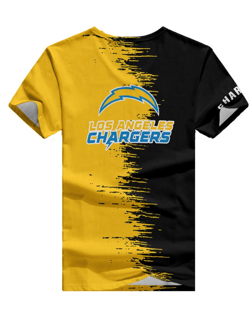 Los Angeles Chargers Summer V-Neck Women T-Shirt