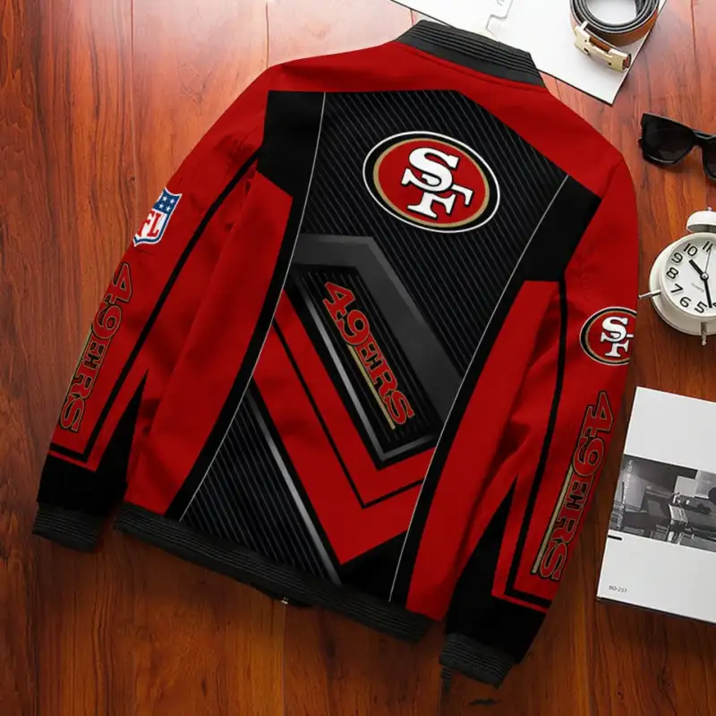 San Francisco 49ers Bomber Jacket Front View